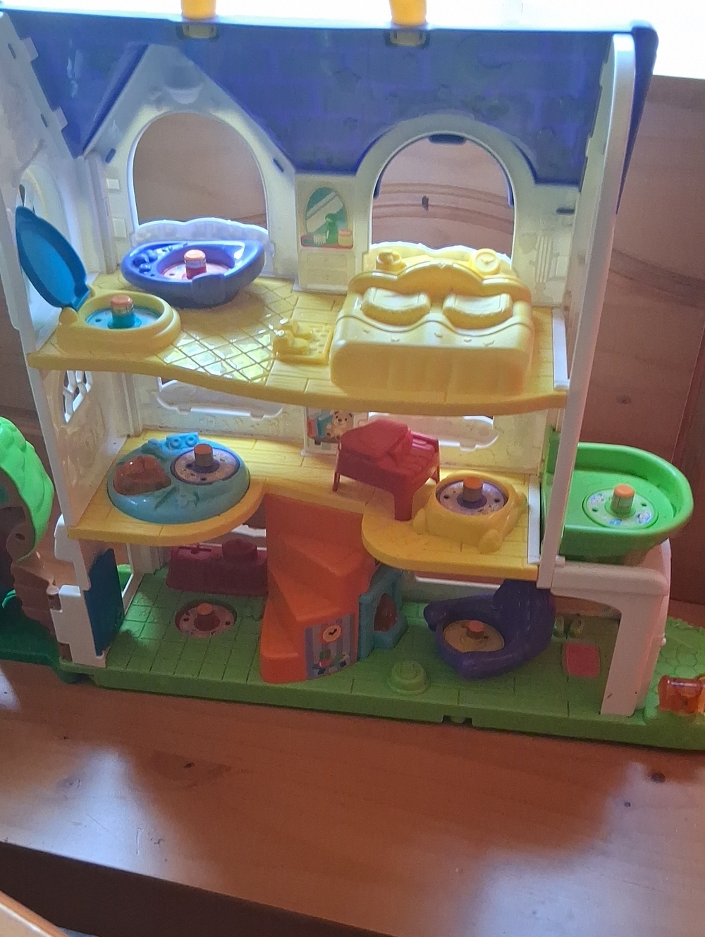 Colorful Kids Activity Playset Toy - Multi-Color Interactive Dollhouse